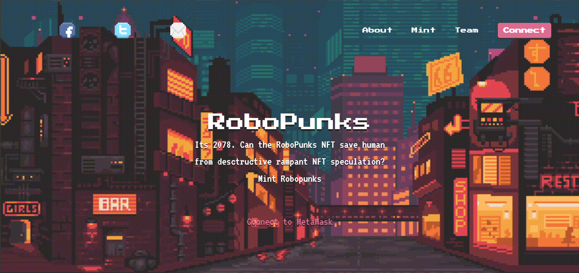 Robo Punks – NFT Collectibles Platform logo