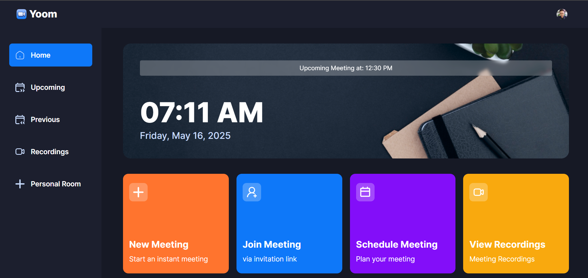 Yoom – Seamless Video Meetings logo